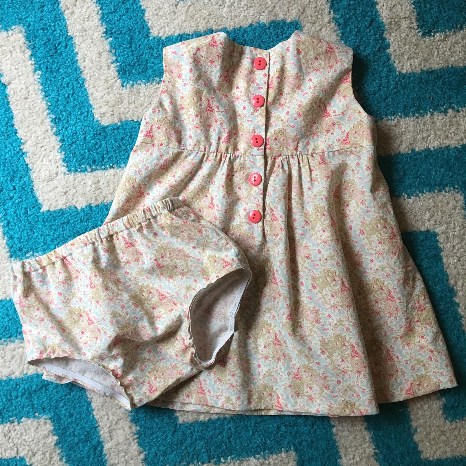 Marla, Plain and Small Handmade + Embroidered Easter Dress