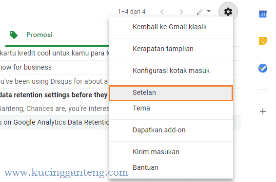 Setting gmail. Setting gmail