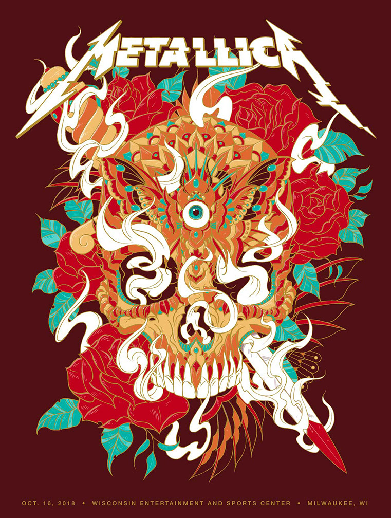 INSIDE THE ROCK POSTER FRAME BLOG Metallica Austin City Limits