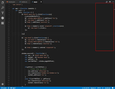 Cara mematikan menghilangkan Minimap pada VSCode, Microsoft Visual Studio Code