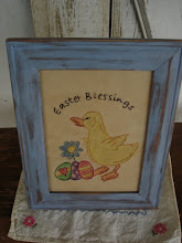 Easter Blessings Duck Stitchery