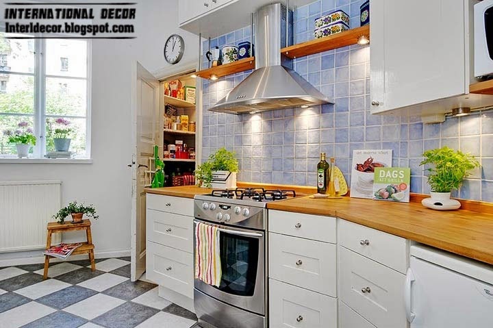 Scandinavian kitchen style and design, small kitchen