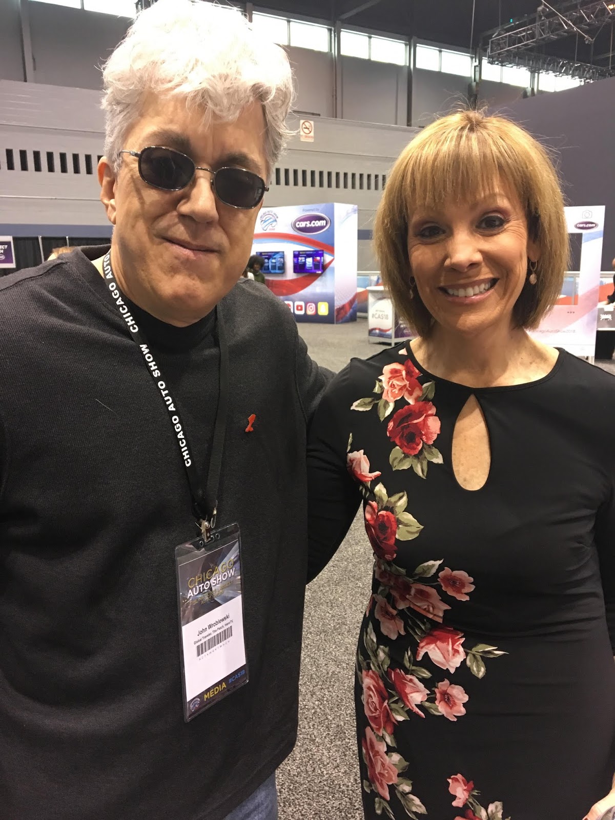 JOHNGY'S BEAT ABC7's Roz Varon at the Chicago Auto Show 2018