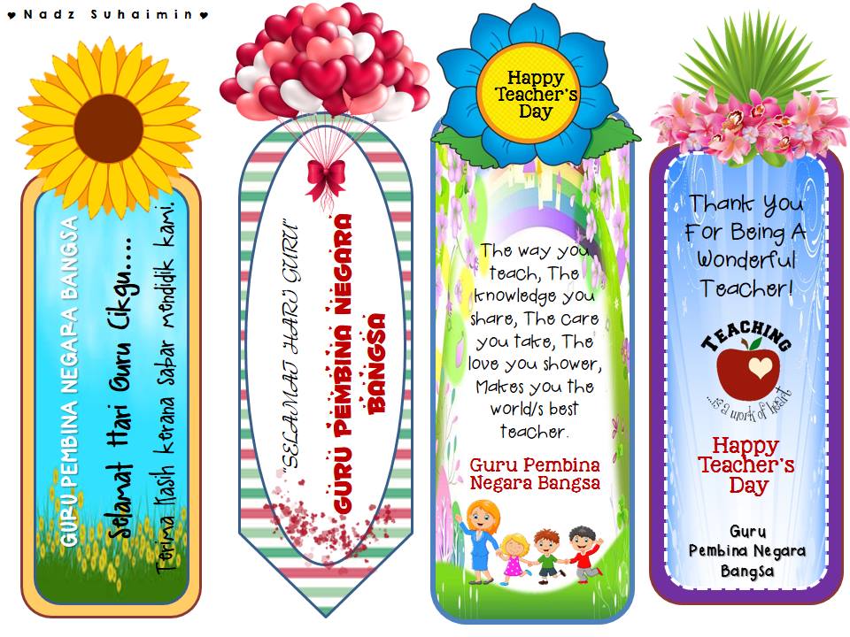 Bookmark Cantik DIY Sebagai Hadiah Hari Guru