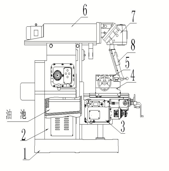 Milling Machine: Universal lift milling machine