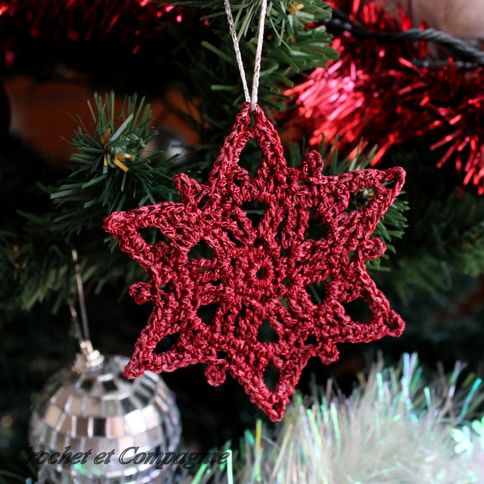 Crochet et compagnie: Déco de sapin de Noël au crochet