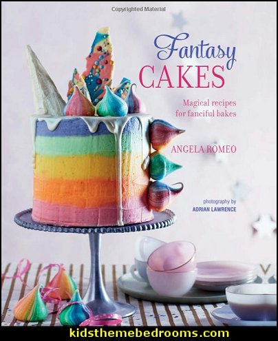 Fantasy Cakes: Magical recipes for fanciful bakes unicorn party supplies - rainbow unicorn party decorations - unicorn birthday party - Unicorn Themed Party - Unicorn Balloons - unicorrn cupcakes - rainbow decorations - Unicorn Garlands - sequin tablecloth - tutu table skirt - Fantasy Cakes: Magical recipes for fanciful bakes