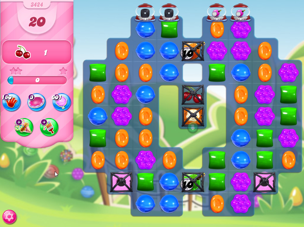 Candy Crush Saga level 3424 Candy Crush Saga level 3424