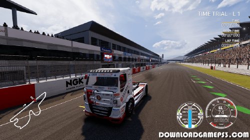 FIA European Truck Racing Championship   Download game PS3 PS4 PS2 RPCS3 PC free - 5
