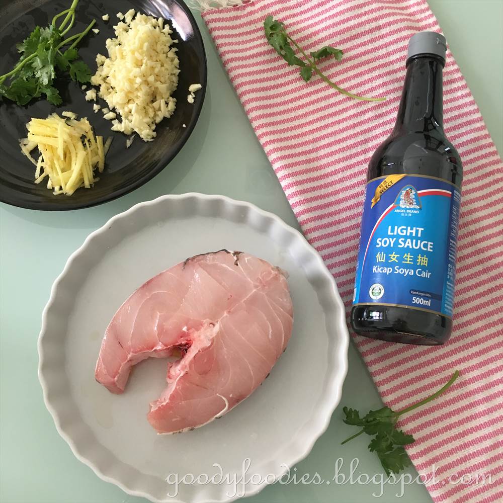 GoodyFoodies Recipe Steamed Threadfin Fish (Ma Yau) with Soy Sauce