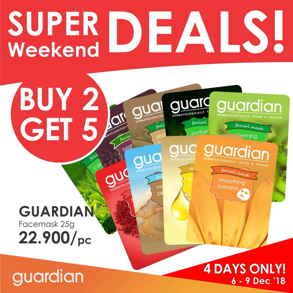 Guardian - Promo Super Deals Weekend Periode 06 - 09 Desember 2018