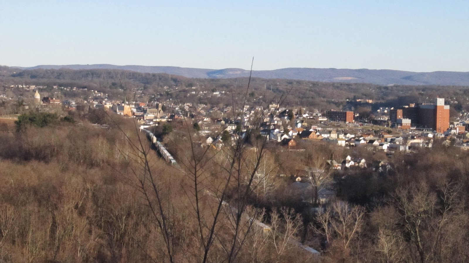 Old Industry of Southwestern Pennsylvania Greensburg From A Mountain Top