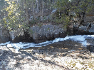 Lower Hadlock Pond Falls in Northeast Harbor, Maine