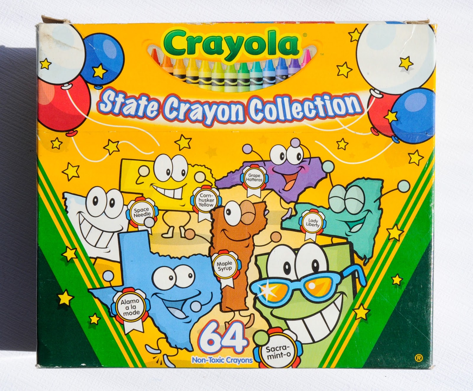 State Crayon Collection What's Inside the Box Jenny's Crayon Collection