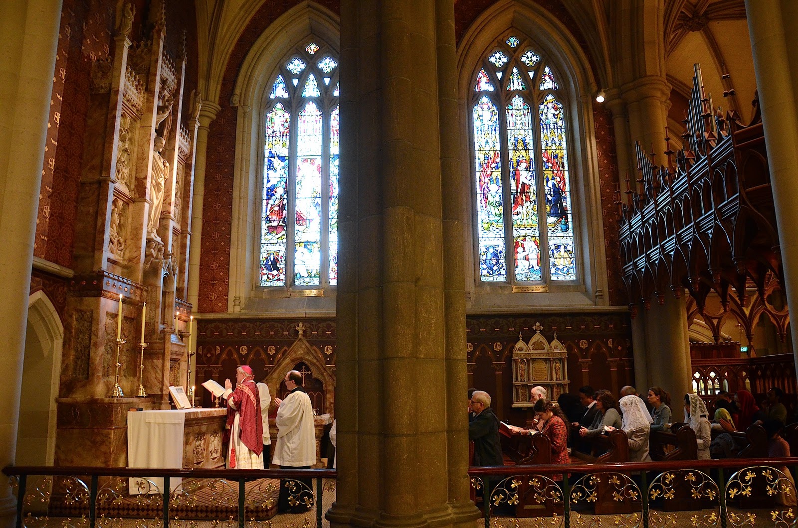The Saint Bede Studio Blog Pontifical Mass at Saint Patrick's Cathedral Melbourne