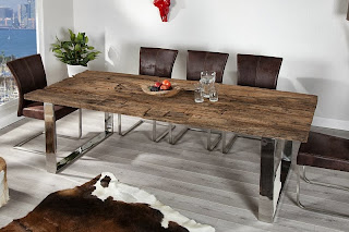masivny stôl do kuchyne, jedalensky stôl, masivny nabytok, luxusny dizajnovy nabytok