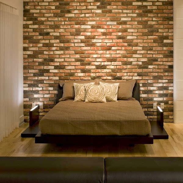 How to decorate brick wall