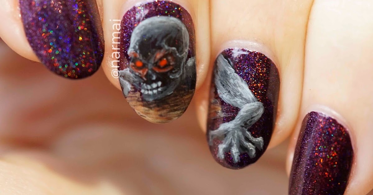 3PCS Best Spooky Nail Water Decals (Blood, Scars & Clowns)