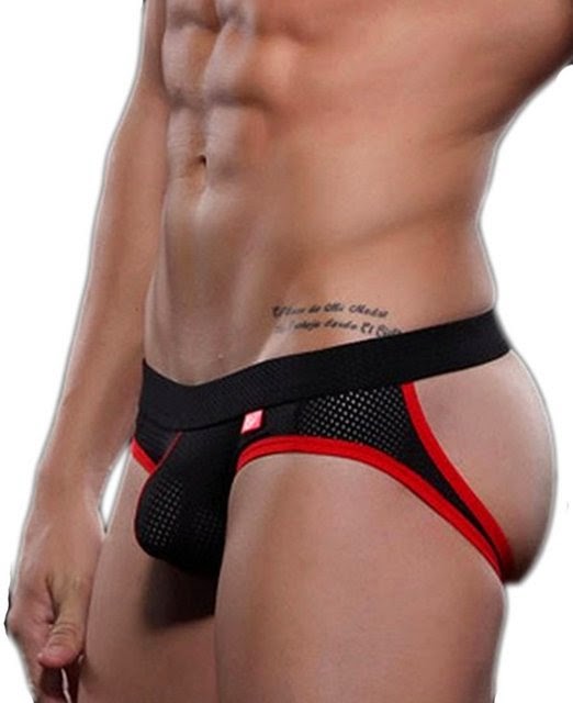 Men's Underwear Breathable Briefs G-string Thong Briefs Swim Trunks