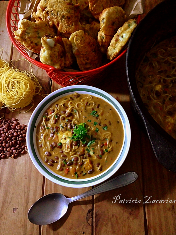 Patricia Zacarías MChef Plato típico de Paraguay. Sopa de poroto