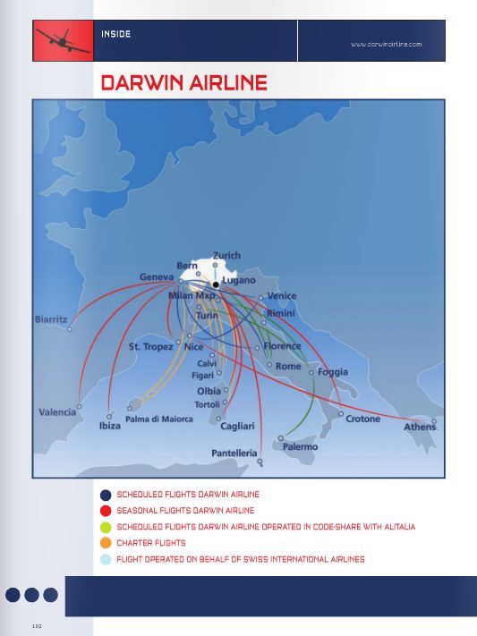 Airline memorabilia Darwin Airline (2006,2010)