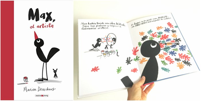 mejores cuentos infantiles 3 a 5 años, libros recomendados max el artista autoestima