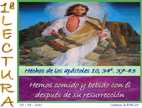 Resultado de imagen para En aquellos días, Pedro tomó la palabra y dijo: «Conocéis lo que sucedió en el país de los judíos,