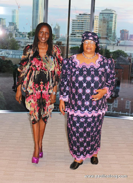 Pauline Long and Dr. Joyce Banda