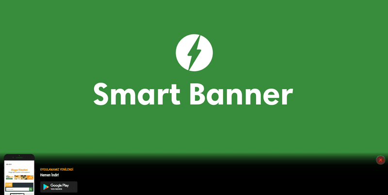 Smart Banner AMP Eklentisi