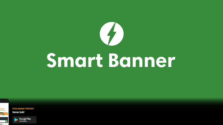 Uygulama Tanıtımı Smart Banner AMP Eklentisi Nasıl Oluşturulur?