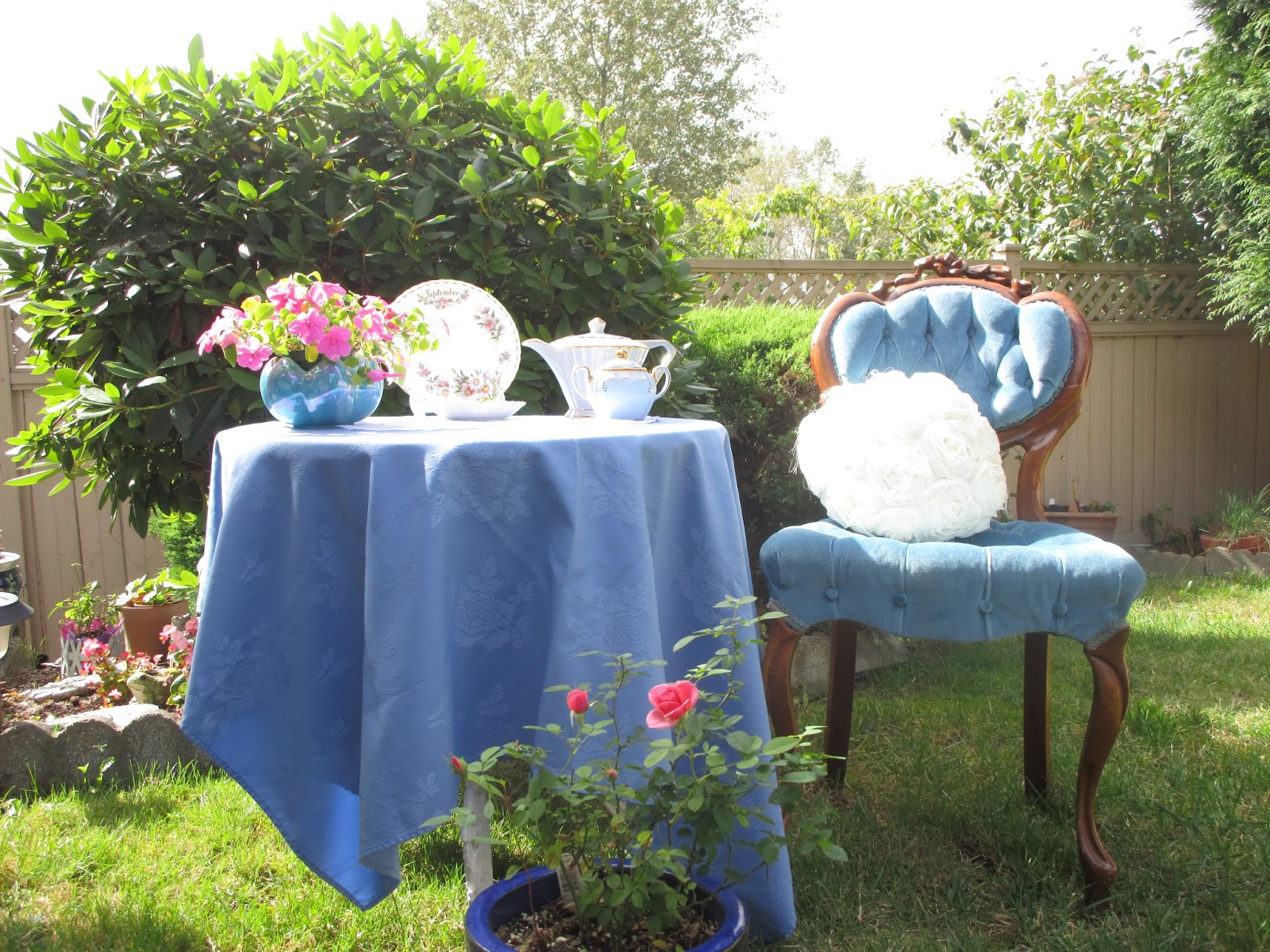 Karen's Cottage and Castle A September Tea in the Garden