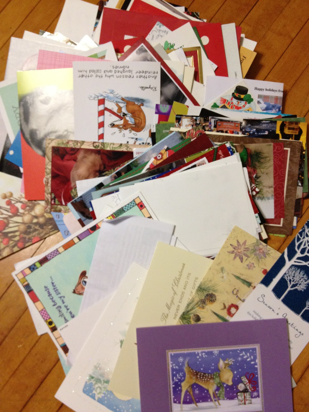 Natalie Rompella: What to do with Your Old Christmas Cards 