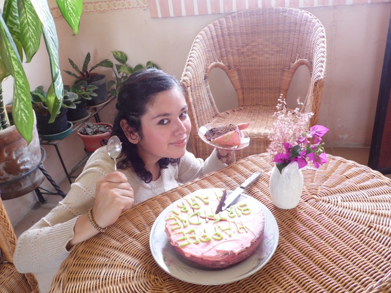 Pastel de cumpleaños hecho por Hagrid