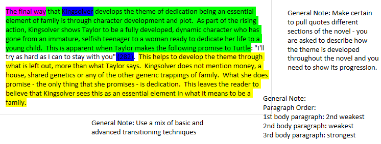 Mrs. Robison's Blog: The Beans Trees Essay