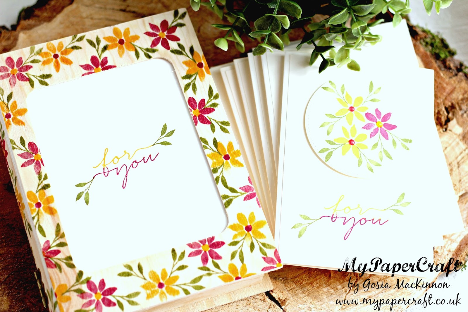 HOW TO DECORATE A WOODEN BOX USING STAMP SET FROM STAMPIN' UP