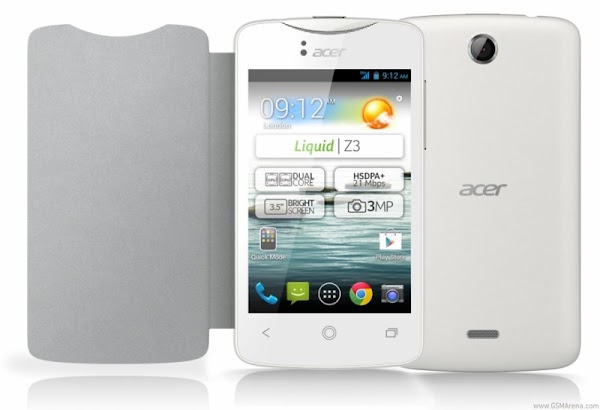 Acer Memperkenalkan Liquid Z3 Smartphone Android Kelas Menengah