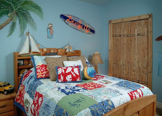 Decoración de dormitorio tema la playa - Ideas para decorar dormitorios