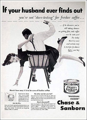 Vintage Sexist Chase and Sanborn Ad