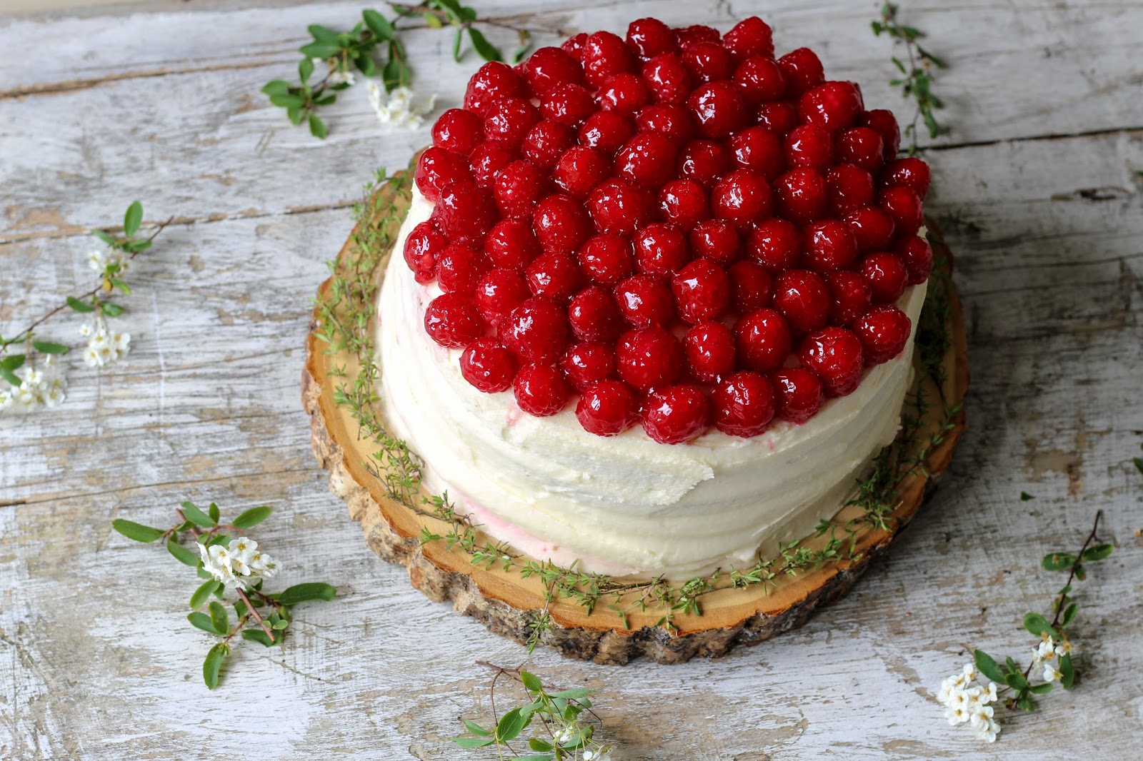 The Spoon and Whisk Raspberry, Poppy Seed and Elderflower Cake