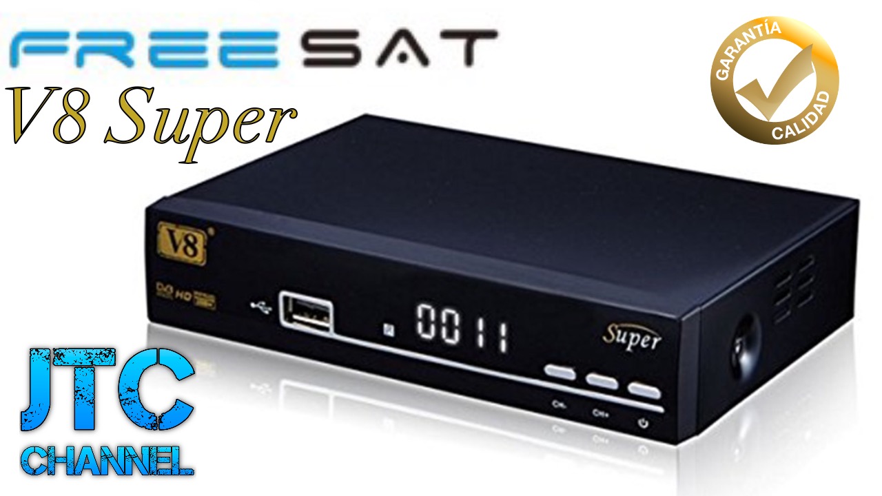 JTC CHANNEL Freesat V8 Super Review y Tutorial