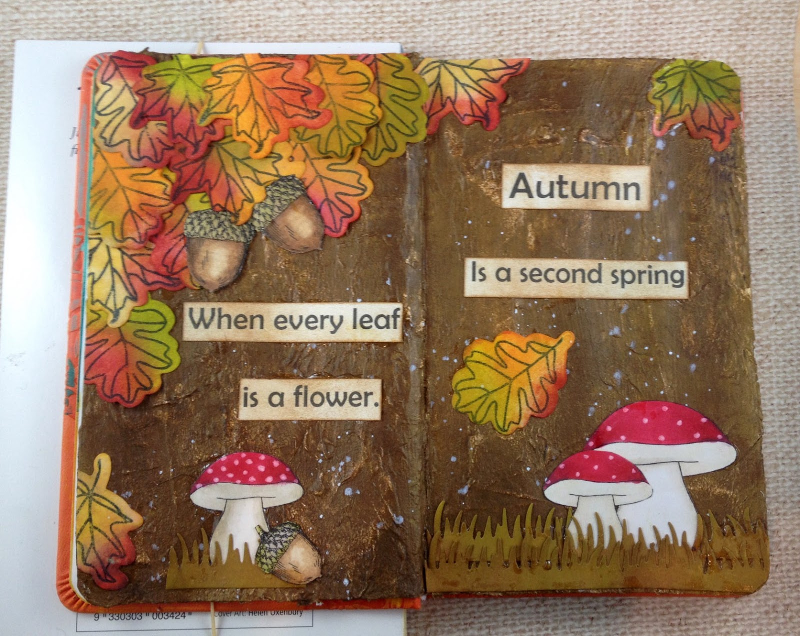 Blue Sky: Autumn Journal Page