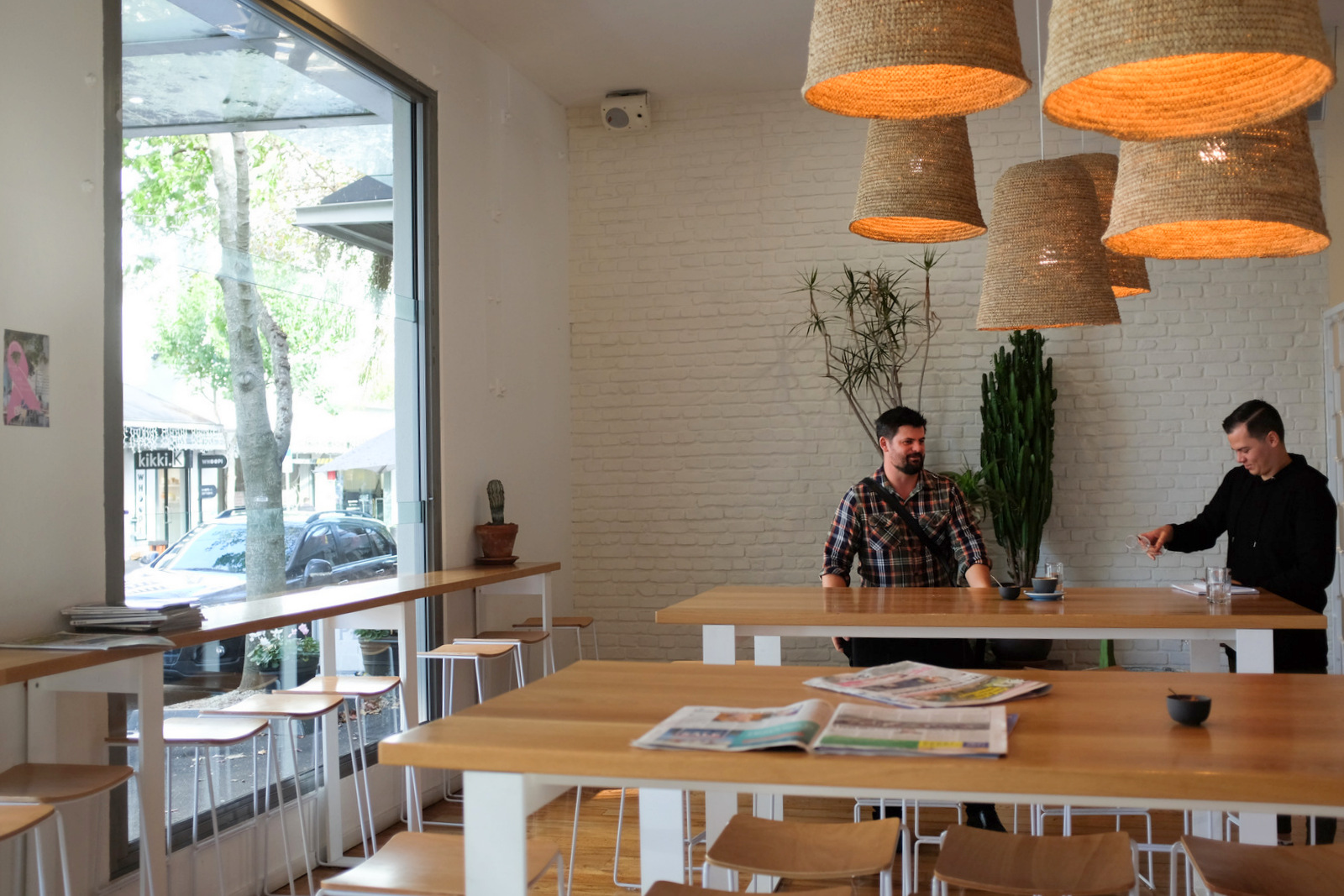 Taco Tuesday Grilled fish tacos with napa slaw, buttered kimchi, baby