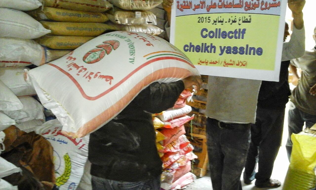 Un sac de farine pour Gaza, c'est peu et c'est beaucoup...