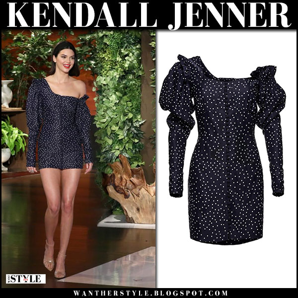 kendall polka dot dress