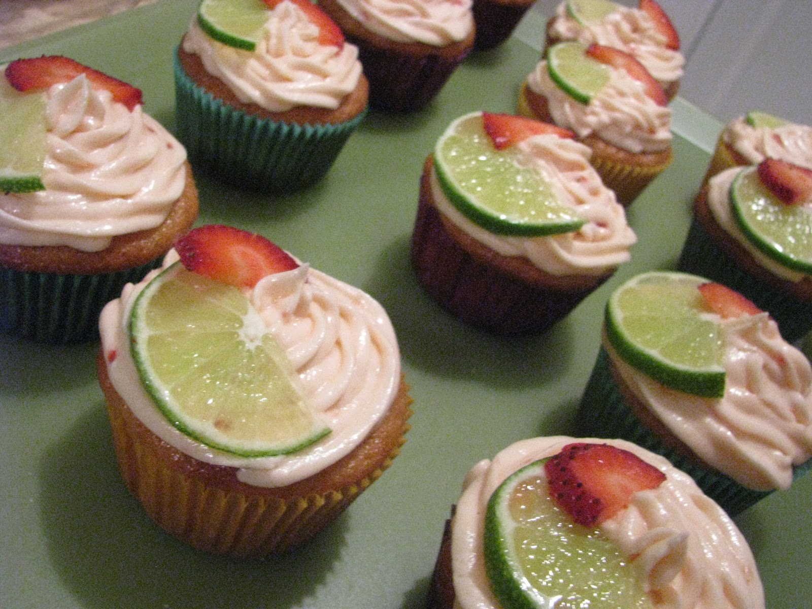 that's mellifluous! strawberry margarita cupcakes