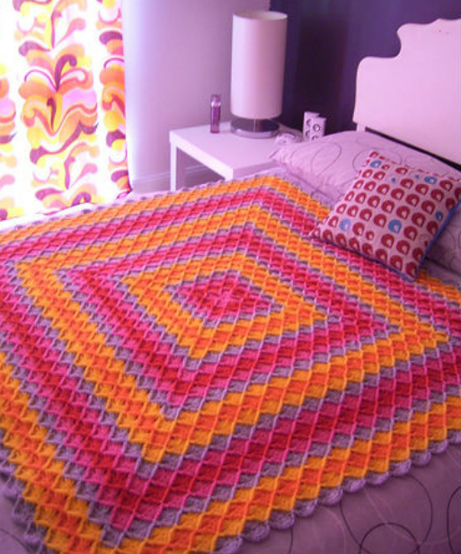 SHINY BLANKETS CrochetRibArt