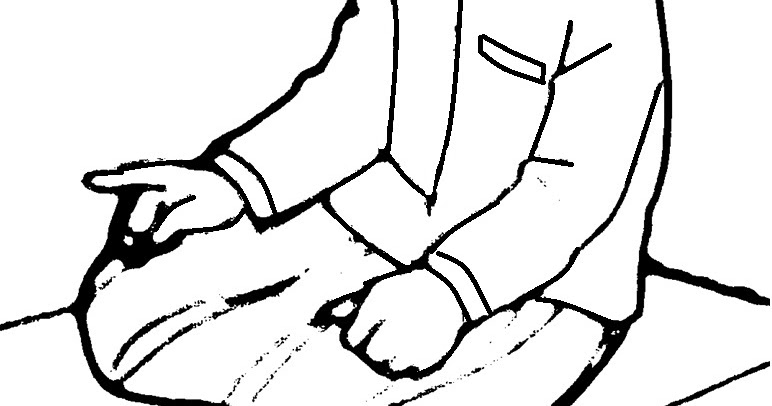 kumpulan gambar mewarnai anak muslim berdoa