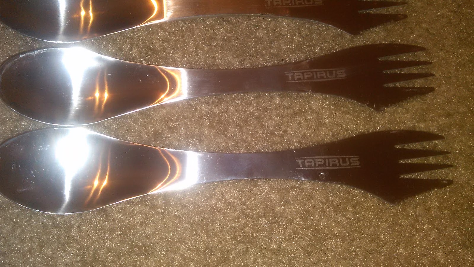 Charlene's Reviews Tapirus Spork of Steel, Set Of 4 Four Extra