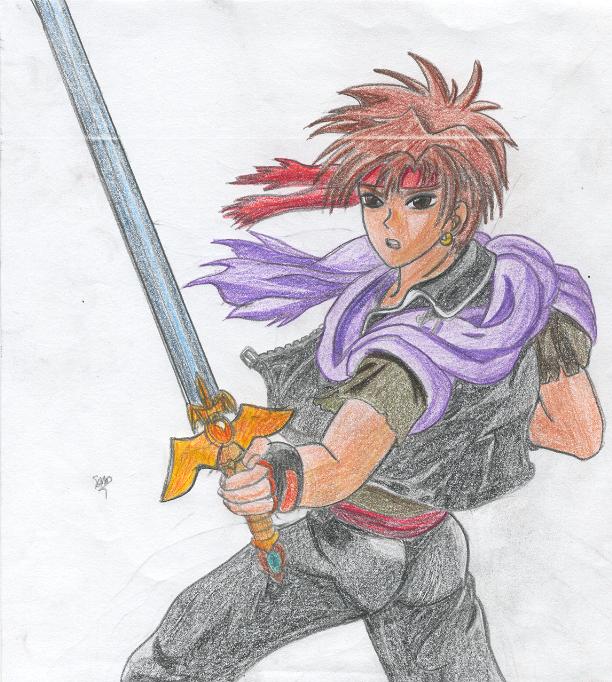 Orphen from the anime Sorcerous Stabber Orphen...I was rather obsessed with his character design, which you will see comes into play later down the line...