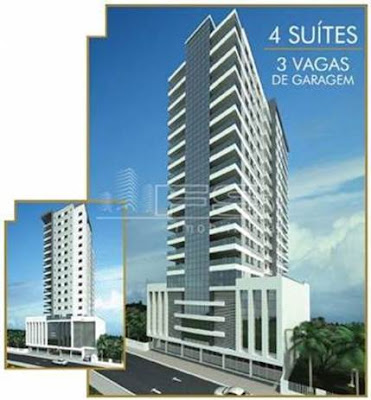 ref 24 - Solar Tower Residence - Lançamento - 4 suítes 3 vagas de garagem em Meia Praia - Itapema/SC
